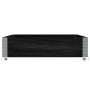 Collar de palet madera maciza de pino negro 120x80 cm de , Plataformas de carga y palés - Ref: Foro24-4010272, Precio: 43,29 ...