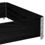 Solid black pine wood pallet necklace 120x80 cm by , Loading platforms and pallets - Ref: Foro24-4010272, Price: 39,57 €, Dis...