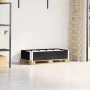 Massive Halskette aus schwarzer Kiefernpalettenholz 100x50 cm. von , Ladeplattformen und Paletten - Ref: Foro24-4010279, Prei...