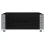 Massive Halskette aus schwarzer Kiefernpalettenholz 100x50 cm. von , Ladeplattformen und Paletten - Ref: Foro24-4010279, Prei...