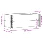 Pallet necklaces 2 units solid pine wood brown 100x50 cm by , Loading platforms and pallets - Ref: Foro24-4010285, Price: 82,...