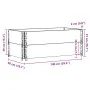 Pallet necklaces 2 units solid pine wood brown 100x50 cm by , Loading platforms and pallets - Ref: Foro24-4010285, Price: 68,...