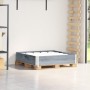 Solid gray pine wood pallet collar 100x100 cm by , Loading platforms and pallets - Ref: Foro24-4010287, Price: 51,70 €, Disco...