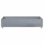 Solid gray pine wood pallet collar 100x100 cm by , Loading platforms and pallets - Ref: Foro24-4010287, Price: 51,70 €, Disco...