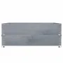 Pallet necklaces 2 units solid gray pine wood 100x100 cm by , Loading platforms and pallets - Ref: Foro24-4010291, Price: 70,...