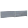 Pallet necklaces 2 units solid gray pine wood 100x100 cm by , Loading platforms and pallets - Ref: Foro24-4010291, Price: 80,...