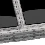 Gartentisch aus gehärtetem Glas, grauem synthetischem Rattan, 250 x 100 x 75 cm von vidaXL, Gartentische - Ref: Foro24-310593...