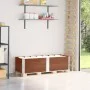 Pallet necklaces 2 units solid pine wood brown 150x50 cm by , Loading platforms and pallets - Ref: Foro24-4010300, Price: 89,...