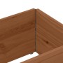 Collares de palets 2 uds madera maciza de pino marrón 150x50 cm de , Plataformas de carga y palés - Ref: Foro24-4010300, Prec...