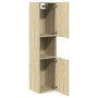 Armario de baño madera ingeniería roble Sonoma 30x30x130 cm de , Tocadores de baño - Ref: Foro24-849635, Precio: 54,05 €, Des...