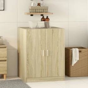 Sonoma oak washing machine cabinet 70.5x71.5x91.5 cm by , Accessories for washing machines and dryers - Ref: Foro24-849649, P...