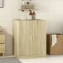 Sonoma oak washing machine cabinet 70.5x71.5x91.5 cm by , Accessories for washing machines and dryers - Ref: Foro24-849649, P...