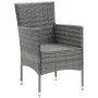 Garten-Esszimmerstühle, 4 Einheiten, graues synthetisches Rattan von vidaXL, Gartenstühle - Ref: Foro24-310563, Preis: 255,04...