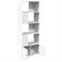 White engineered wood bookshelf 70x36x189 cm by , Bookcases and shelves - Ref: Foro24-3295317, Price: 114,45 €, Discount: %