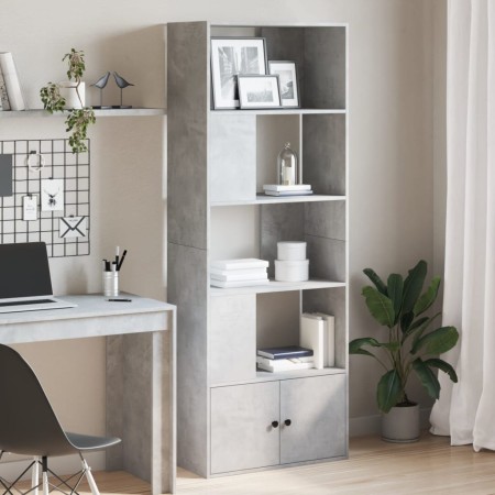 Regal aus grauem Betonholz 70x36x189 cm von , Bücherregale und Regale - Ref: Foro24-3295320, Preis: 111,40 €, Rabatt: %