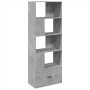 Regal aus grauem Betonholz 70x36x189 cm von , Bücherregale und Regale - Ref: Foro24-3295320, Preis: 111,40 €, Rabatt: %