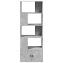 Regal aus grauem Betonholz 70x36x189 cm von , Bücherregale und Regale - Ref: Foro24-3295320, Preis: 111,40 €, Rabatt: %