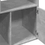 Engineered wood bookshelf in gray concrete 70x36x189 cm by , Bookcases and shelves - Ref: Foro24-3295320, Price: 110,03 €, Di...