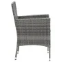 Garden dining chairs 4 units gray synthetic rattan by vidaXL, Garden chairs - Ref: Foro24-310563, Price: 255,04 €, Discount: %