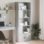 Engineered wood Sonoma gray bookshelf 70x36x189 cm by , Bookcases and shelves - Ref: Foro24-3295322, Price: 133,08 €, Discoun...