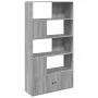Estantería madera de ingeniería gris Sonoma 100x36x189 cm de , Librerías y estanterías - Ref: Foro24-3295329, Precio: 129,87 ...