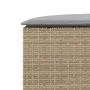 Semicircular garden sofa, 2 pieces, synthetic beige rattan by , Outdoor sofas - Ref: Foro24-3262072, Price: 616,64 €, Discoun...