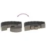 Set de sofá de jardín semicircular 3 pzas ratán sintético gris de , Sofás de exterior - Ref: Foro24-3262066, Precio: 627,57 €...