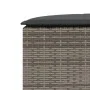 Semicircular 3-piece synthetic rattan garden sofa set in gray. by , Outdoor sofas - Ref: Foro24-3262066, Price: 627,48 €, Dis...
