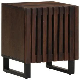 Solid mango wood bedside table 40x34x46 cm by , Nightstands - Ref: Foro24-377420, Price: 56,13 €, Discount: %