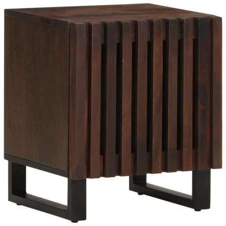 Solid mango wood bedside table 40x34x46 cm by , Nightstands - Ref: Foro24-377420, Price: 56,28 €, Discount: %