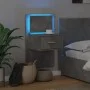 Wand-Nachttisch mit LED-Lichtern in Betongrau von , Nachttische - Ref: Foro24-848163, Preis: 57,56 €, Rabatt: %