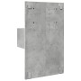 Wall-mounted bedside table with LED lights in concrete gray by , Nightstands - Ref: Foro24-848163, Price: 58,46 €, Discount: %