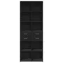 Aparador alto madera de ingeniería negro 70x42,5x185 cm de , Aparadores - Ref: Foro24-3281463, Precio: 149,45 €, Descuento: %