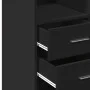 Aparador alto madera de ingeniería negro 70x42,5x185 cm de , Aparadores - Ref: Foro24-3281463, Precio: 149,45 €, Descuento: %