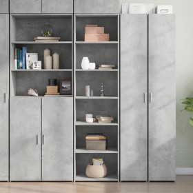Hoher Schrank aus grauem Ingenieurholz 50x41x185 cm von , Sideboards - Ref: Foro24-3281683, Preis: 103,64 €, Rabatt: %