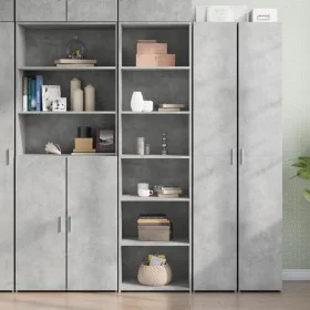 Hoher Schrank aus grauem Ingenieurholz 50x41x185 cm von , Sideboards - Ref: Foro24-3281683, Preis: 102,37 €, Rabatt: %