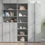 Tall gray engineered wood sideboard 50x41x185 cm by , Sideboards - Ref: Foro24-3281683, Price: 102,37 €, Discount: %