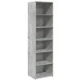 Tall gray engineered wood sideboard 50x41x185 cm by , Sideboards - Ref: Foro24-3281683, Price: 102,37 €, Discount: %