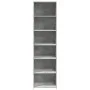 Tall gray engineered wood sideboard 50x41x185 cm by , Sideboards - Ref: Foro24-3281683, Price: 102,37 €, Discount: %