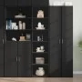 Hoher schwarzer Schrank aus Spanplatte, 45x41x185 cm. von , Sideboards - Ref: Foro24-3281674, Preis: 102,55 €, Rabatt: %