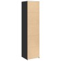 Tall black engineered wood sideboard 45x41x185 cm by , Sideboards - Ref: Foro24-3281674, Price: 103,89 €, Discount: %