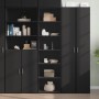 Schwarzer hoher Schrank aus Spanplatte 50x41x185 cm von , Sideboards - Ref: Foro24-3281681, Preis: 106,83 €, Rabatt: %
