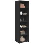 Schwarzer hoher Schrank aus Spanplatte 50x41x185 cm von , Sideboards - Ref: Foro24-3281681, Preis: 106,83 €, Rabatt: %