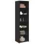 Schwarzer hoher Schrank aus Spanplatte 50x41x185 cm von , Sideboards - Ref: Foro24-3281681, Preis: 106,48 €, Rabatt: %