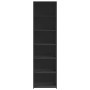 Schwarzer hoher Schrank aus Spanplatte 50x41x185 cm von , Sideboards - Ref: Foro24-3281681, Preis: 106,83 €, Rabatt: %