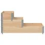 Raised flowerbed with 3 levels made of solid pine wood, 120x80 cm. by , Pots and planters - Ref: Foro24-4010309, Price: 79,81...