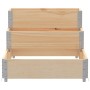 Raised flowerbed with 3 levels made of solid pine wood, 120x80 cm. by , Pots and planters - Ref: Foro24-4010309, Price: 79,71...