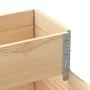Raised flowerbed with 3 levels made of solid pine wood, 120x80 cm. by , Pots and planters - Ref: Foro24-4010309, Price: 79,81...