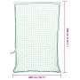 Tow network with green 3x2 m elastic PP rope by , Cargo nets for motor vehicles - Ref: Foro24-4012235, Price: 27,70 €, Discou...