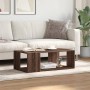 Mitteltisch aus braunem Eichenfurnierholz 89,5x48x30 cm von , Couchtisch - Ref: Foro24-848156, Preis: 47,77 €, Rabatt: %
